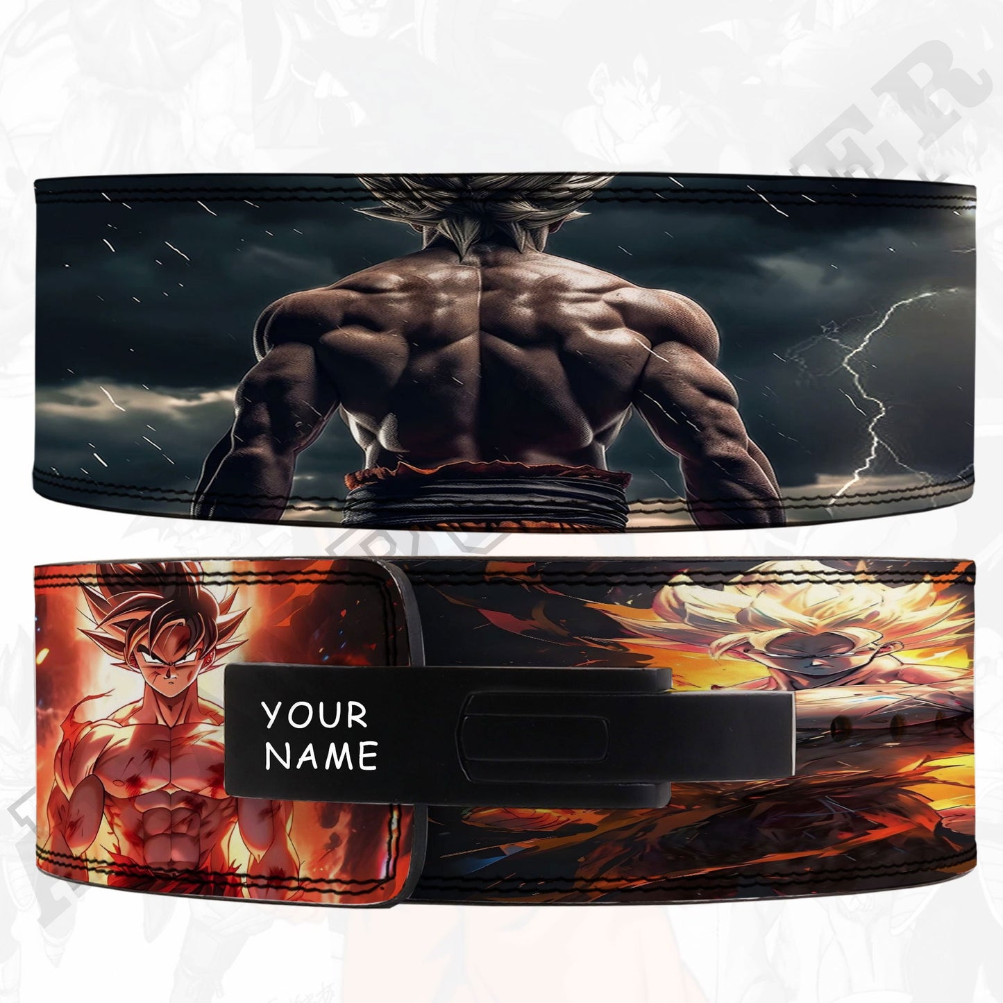 Goku Anime Lever Lifting Belt | Powerlifting belt | Goku Lever belt | Anime Gym power Belt| Goku Weightlifting belt | Anime Goku Lever  Belt