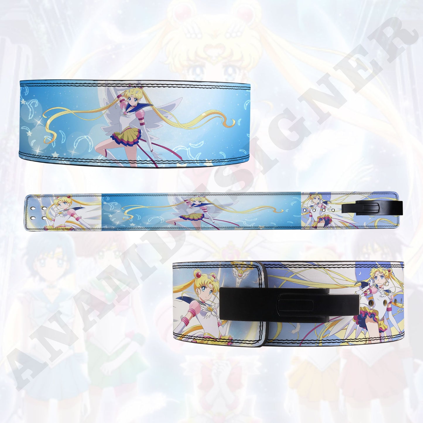 Sailor Moon Anime Lever Belt | Sailor Moon Powerlifting Belt | Anime Belt | Lever Lifting Belt | Gym lever Lifting belt | Weightlifting Belt