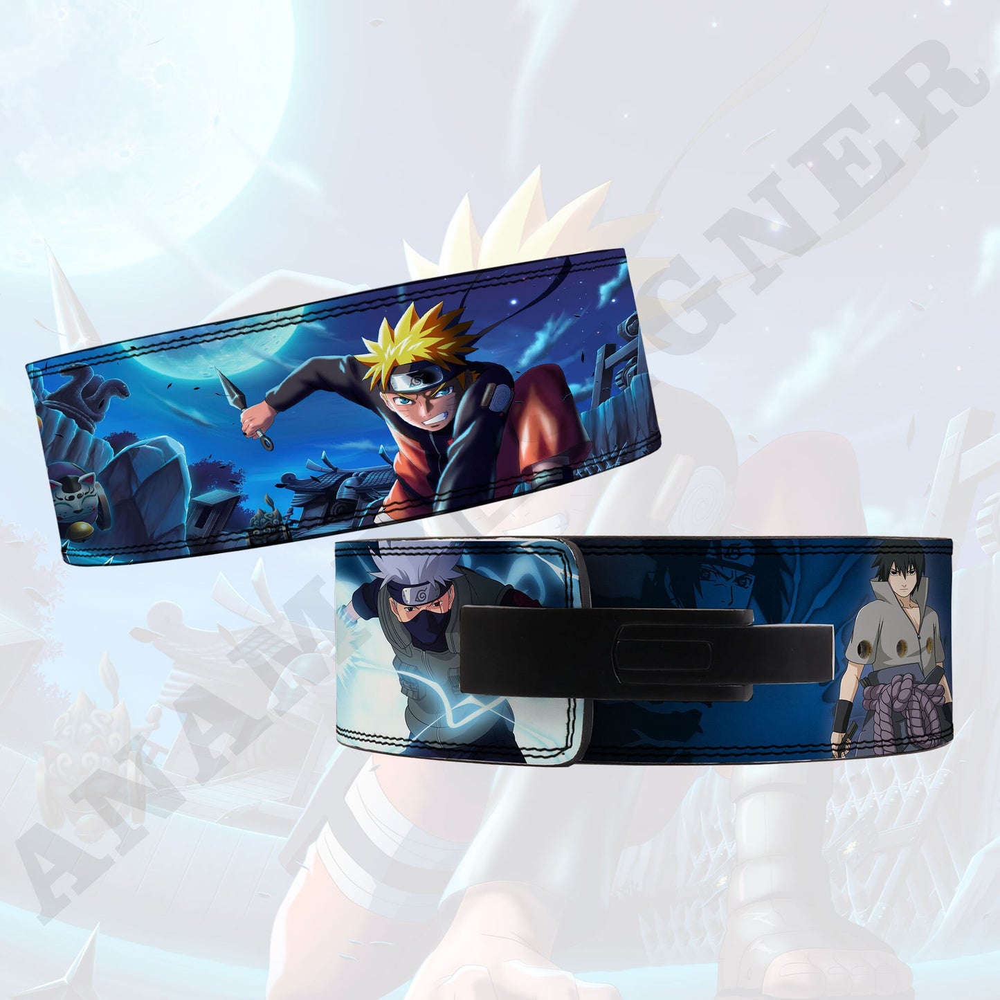 Naruto Anime Weightlifting Lever Belt | Naruto lever lifting Belt | Anime Gym Power belt | Naruto Powerlifting belt | Naruto Lever  Belt