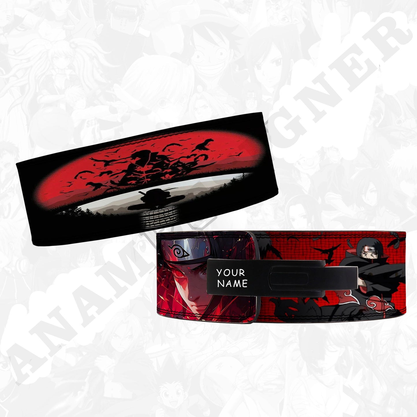 Naruto Anime Weightlifting Belt | Naruto Lever Lifting belt | Naruto Gym Belt | Powerlifting belt | Naruto lever belt | Deadlifting Belt