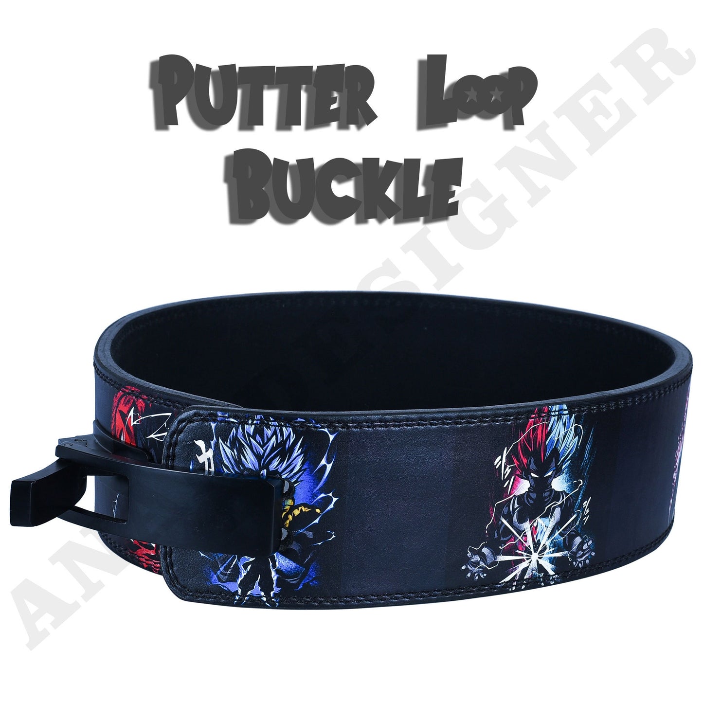 Dragon Ball Z Anime Lever Belt | Powerlifting belt | Goku Lever Lifting belt | Anime Gym Belt | Goku Weightlifting belt | Goku Lever Belt