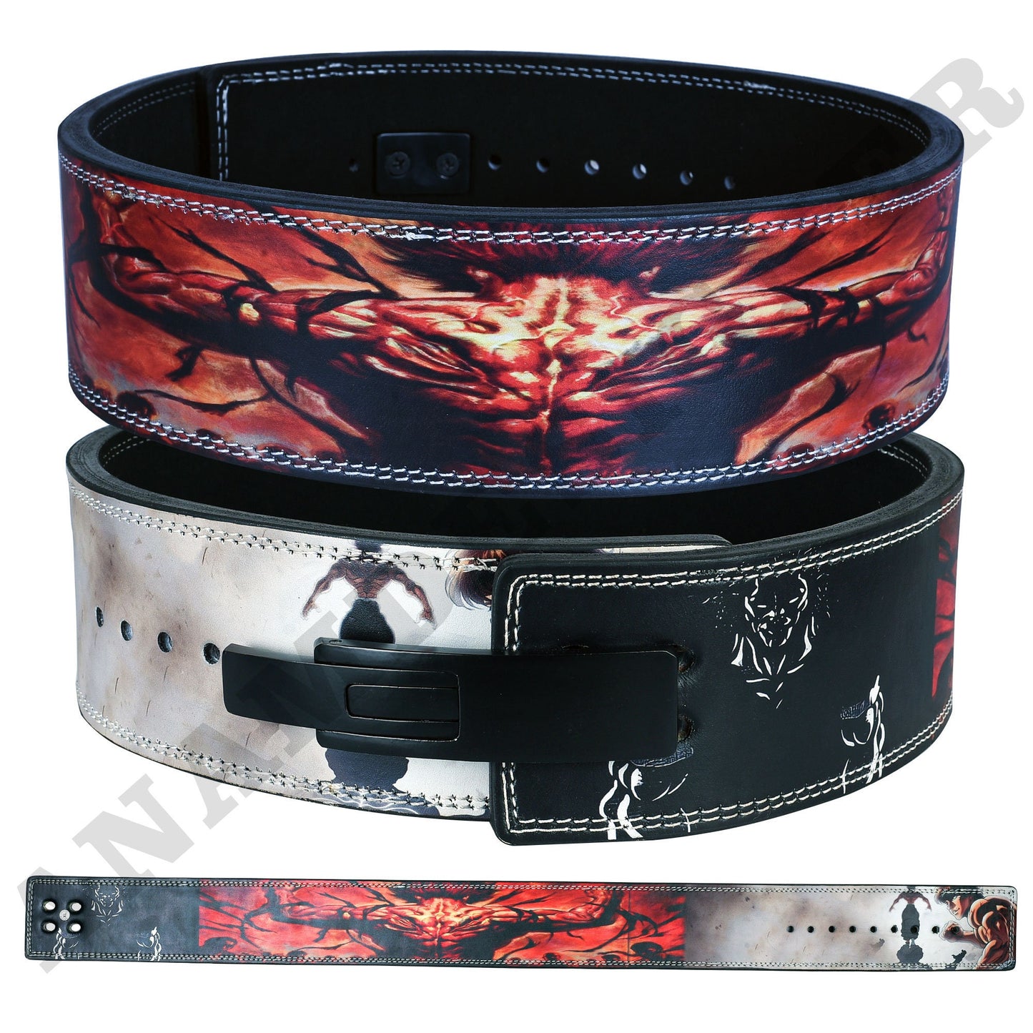 Baki Anime Lever Belt | Baki  Powerlifting Belt | | Yujiro Anime Belt | Lever Lifting Belt | Baki Gym lever Lifting belt | Baki Lever Belt